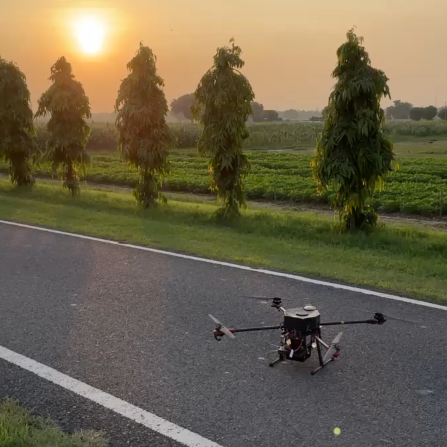 PropelX Labs drone testing at IARI